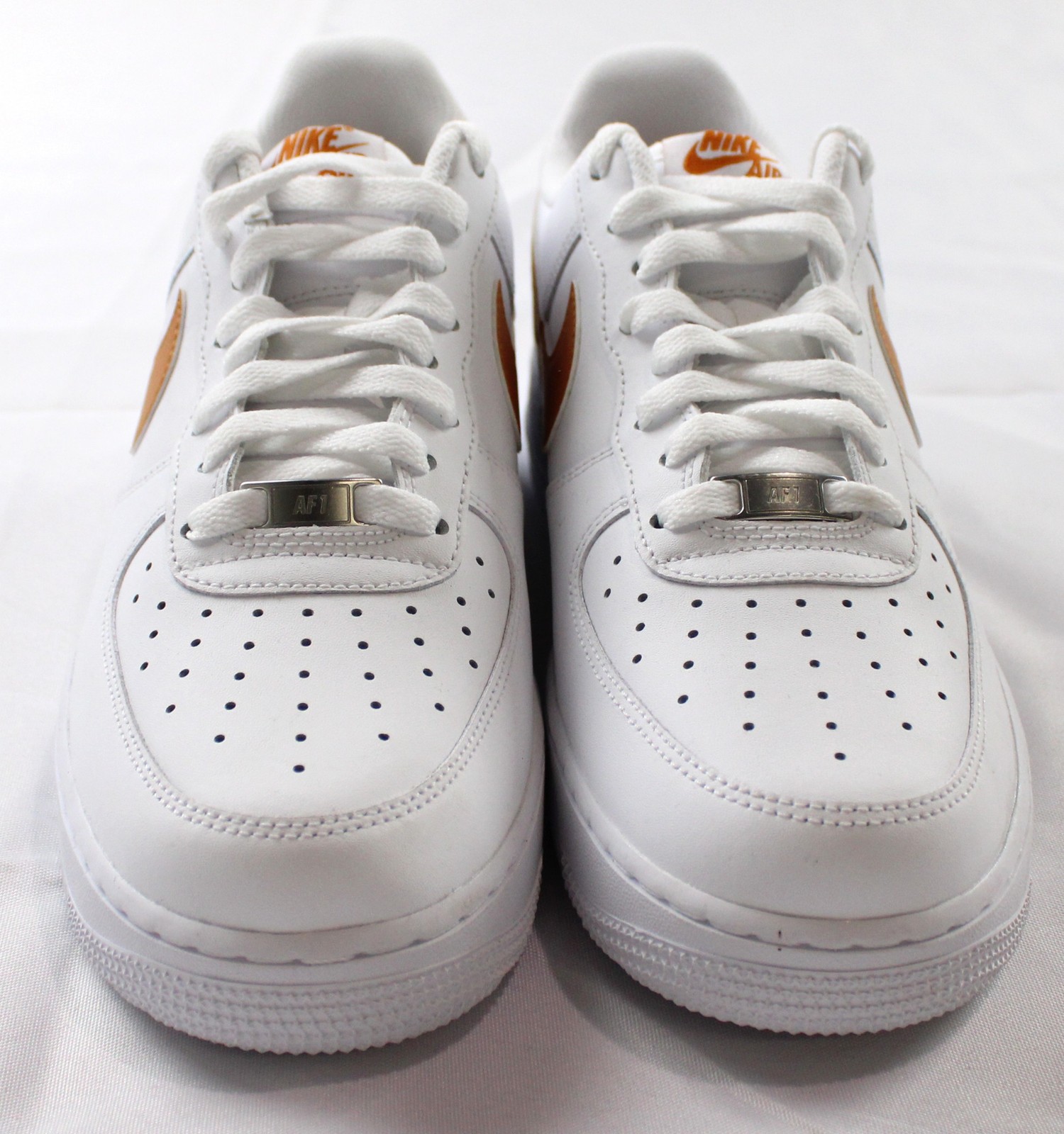 Nike Men’s Air Force 1 ’07 Low Sneakers CD4 White/Monarch FJ4146-115 Size US:10