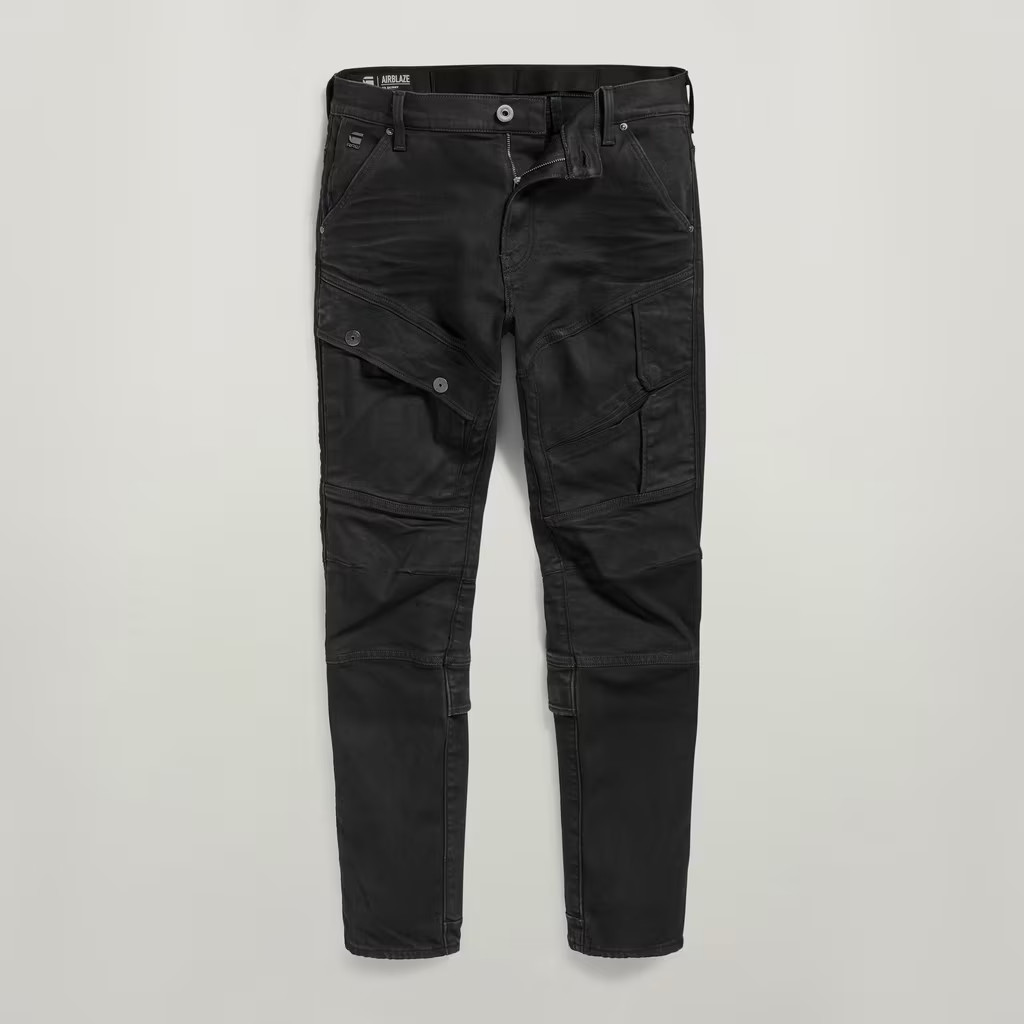 G-Star RAW Airblaze 3D Skinny Black Stretch Denim Flap Pockets Men NWT Sz 31×32