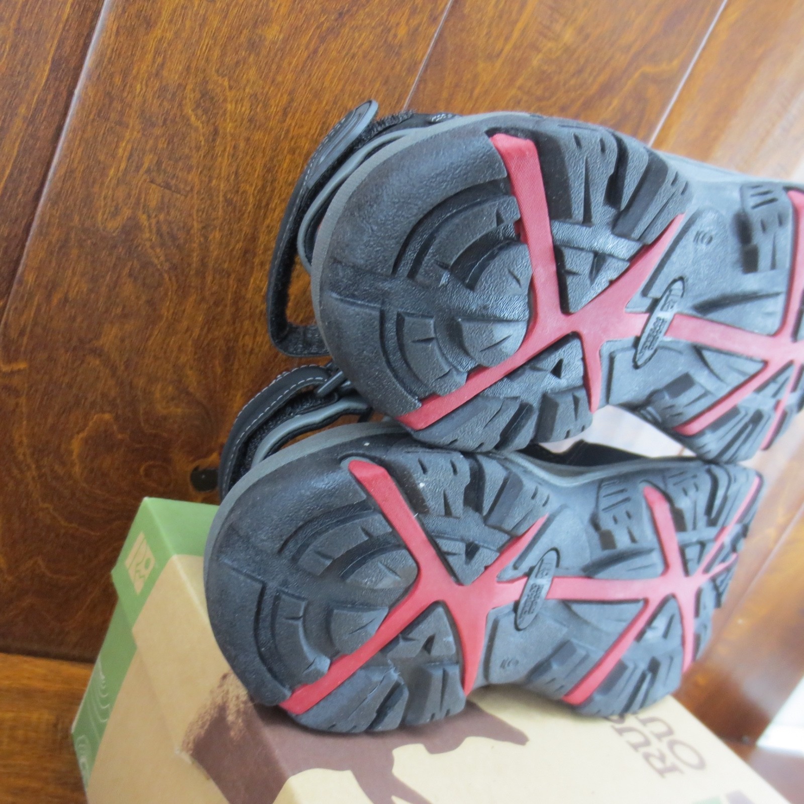 Rugged Outback 62309 Life Trail Rapid Sandals Black Mens Size 9