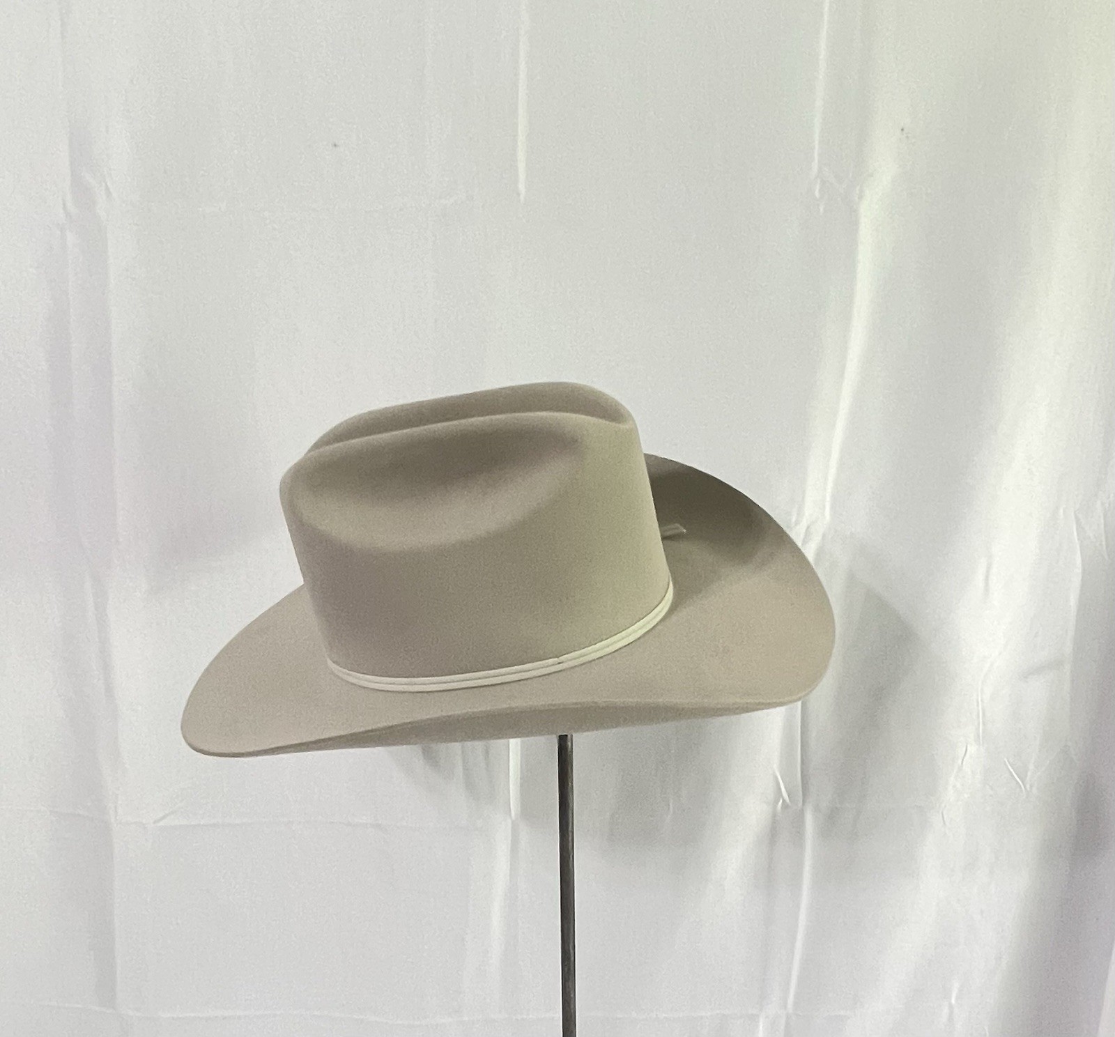 Stetson Rancher 6x Reg Fur Felt Hat Color Crystal Size 7 Long Oval