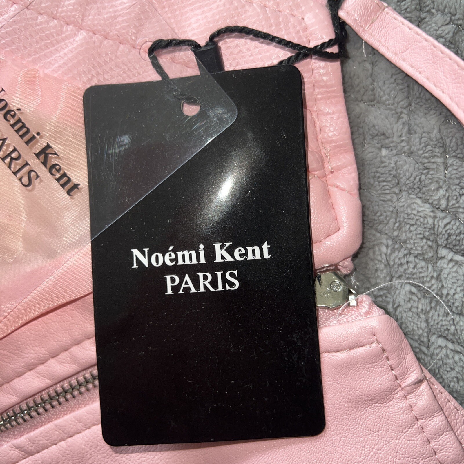 Adorable Design Eco Leather Jacket Size M NWT Paris
