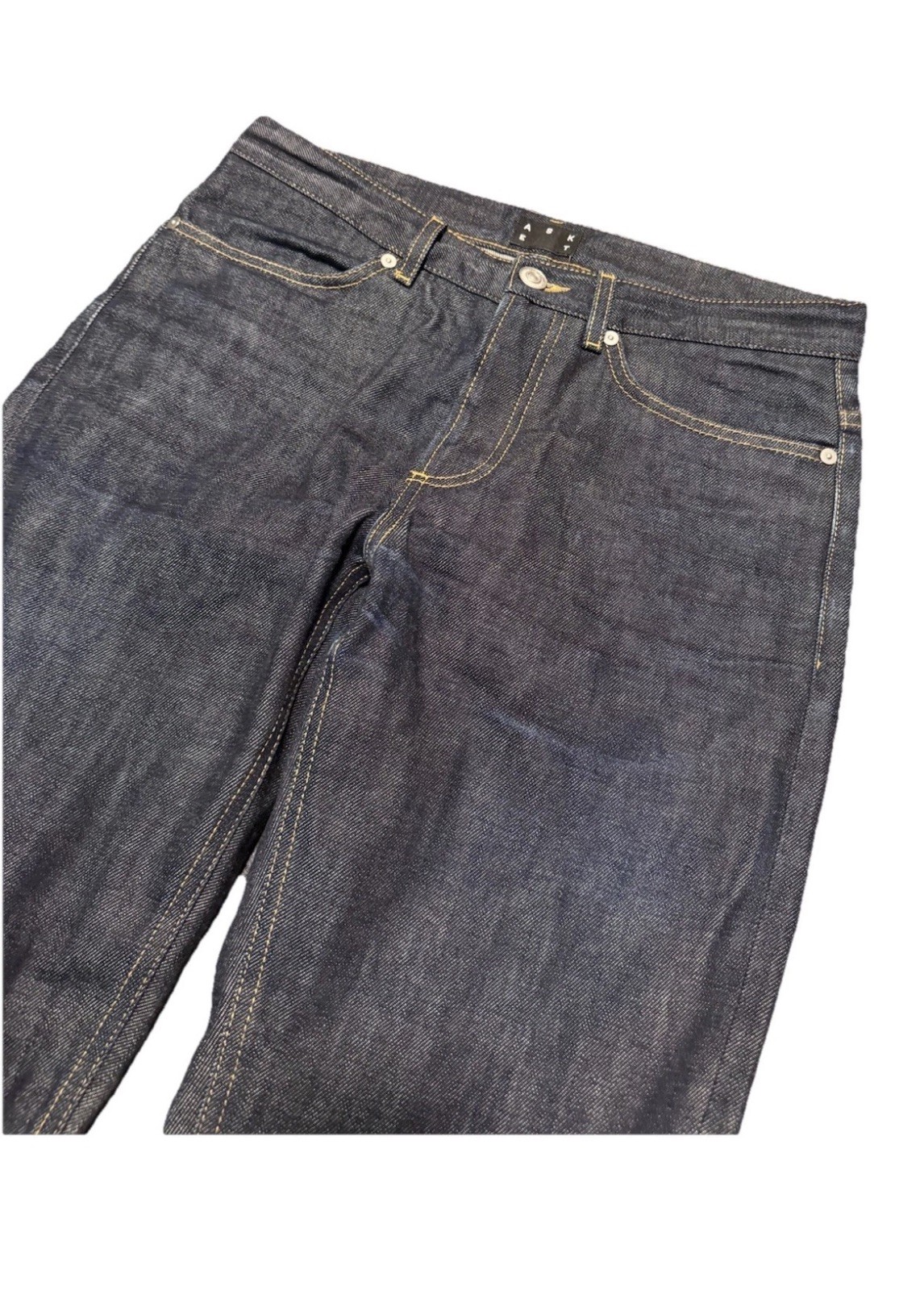 ASKET The Raw Denim Jean 29×32 Regular Fit Made in Italy Stockholm Indigo Raw