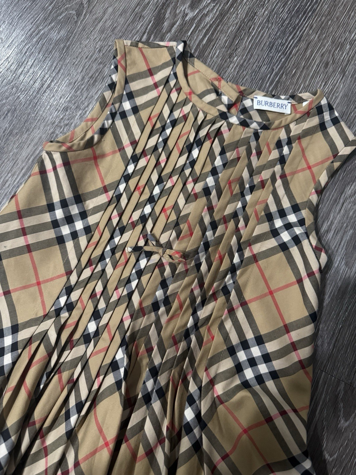 Kids Burberry Plaid Dress Size 6Y