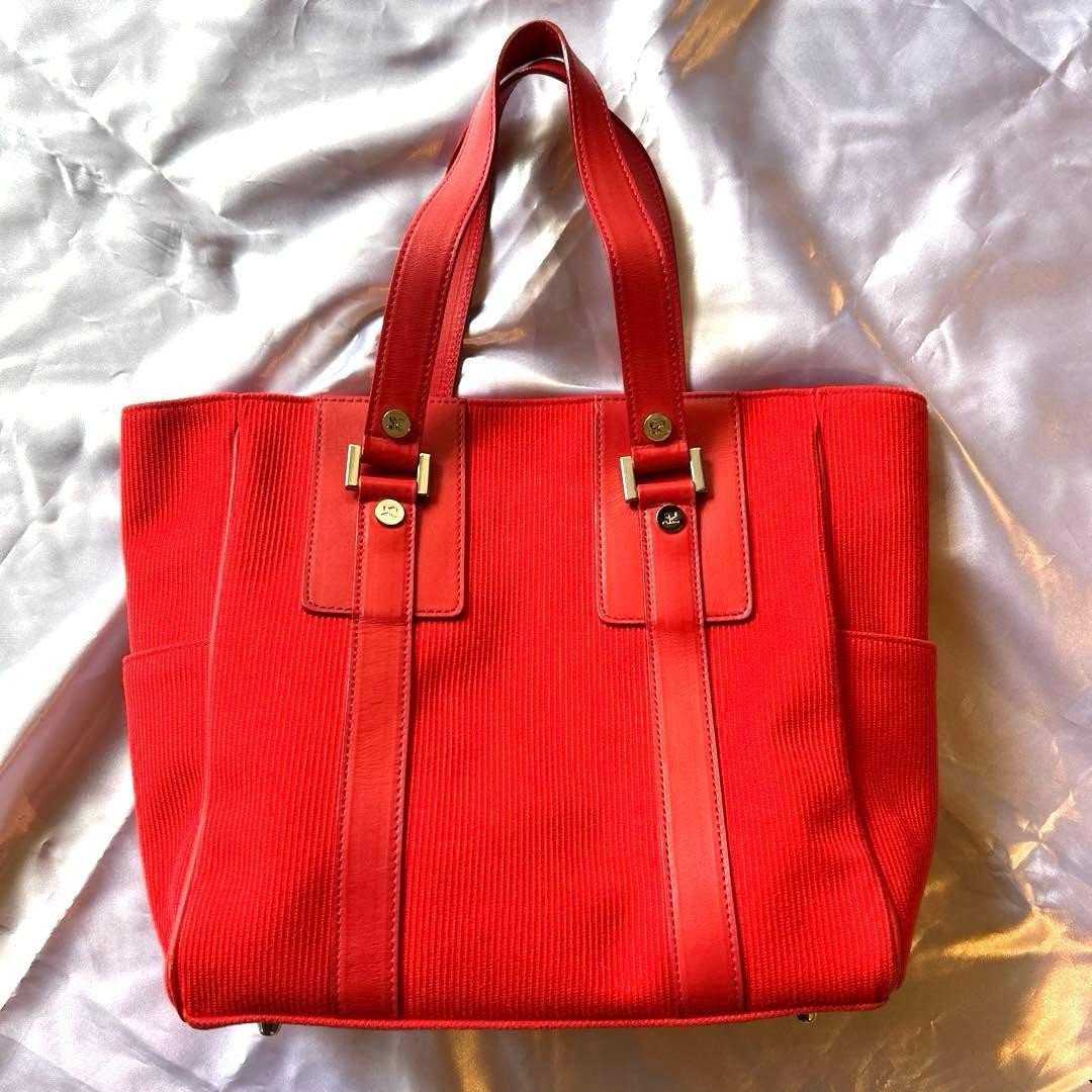 Courreges handbag red 10.6 inch