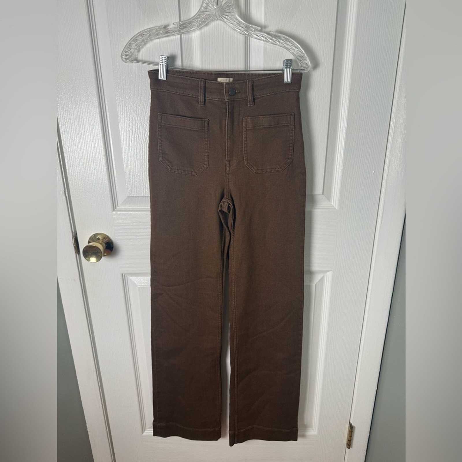 Faherty Stretch Terry Patch Pocket Pant – Walnut Brown 26