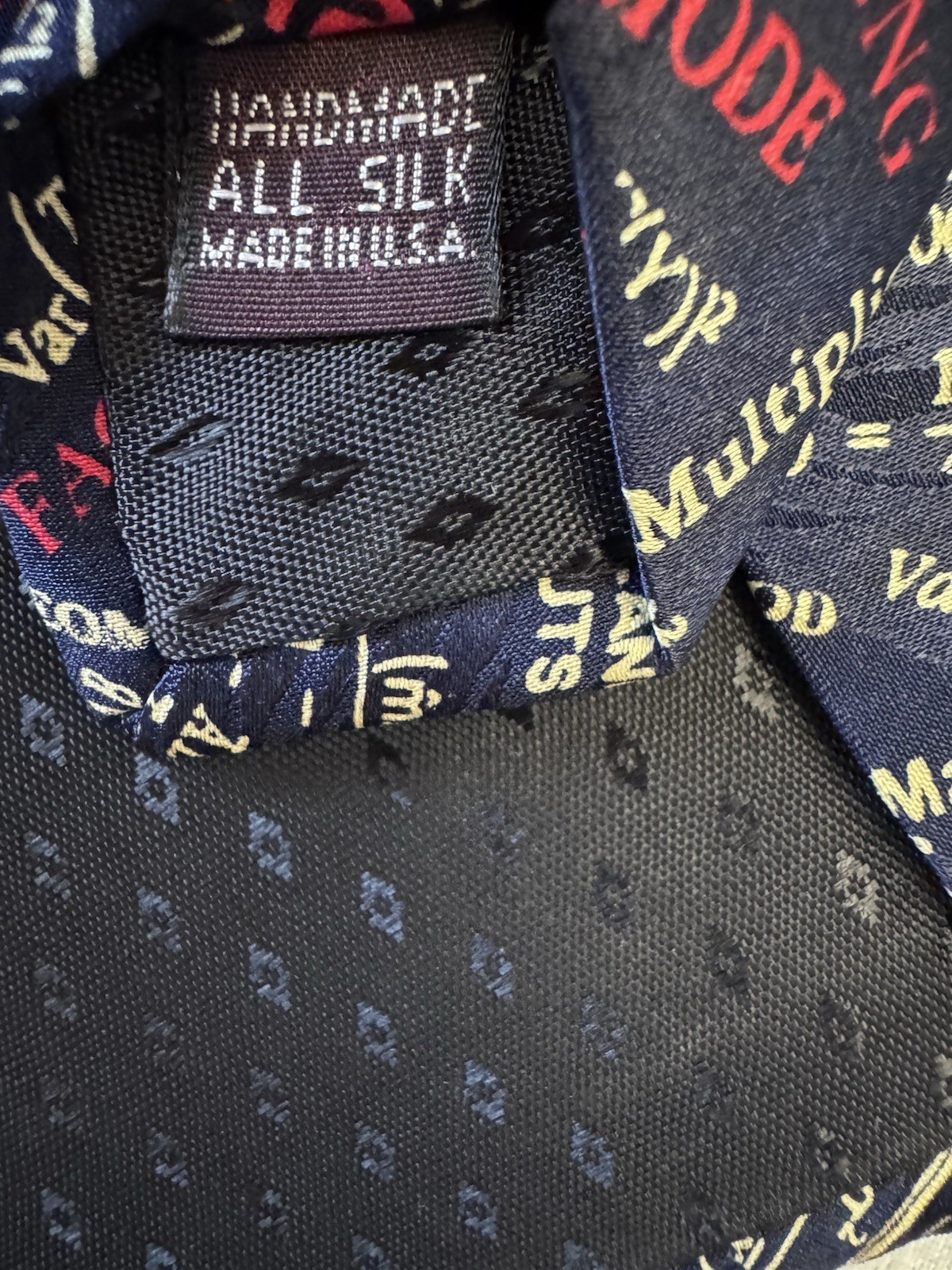 Museum Artifacts Silk Tie Math Computer Science Matrix ROM Chip Geek Nerd Dad
