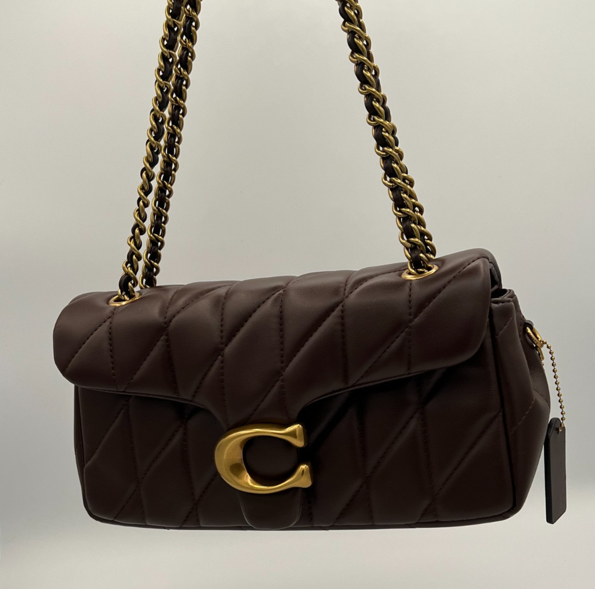 Coach Tabby Shoulder Bag 26 With Pillow Quilting Maple Color NWOT