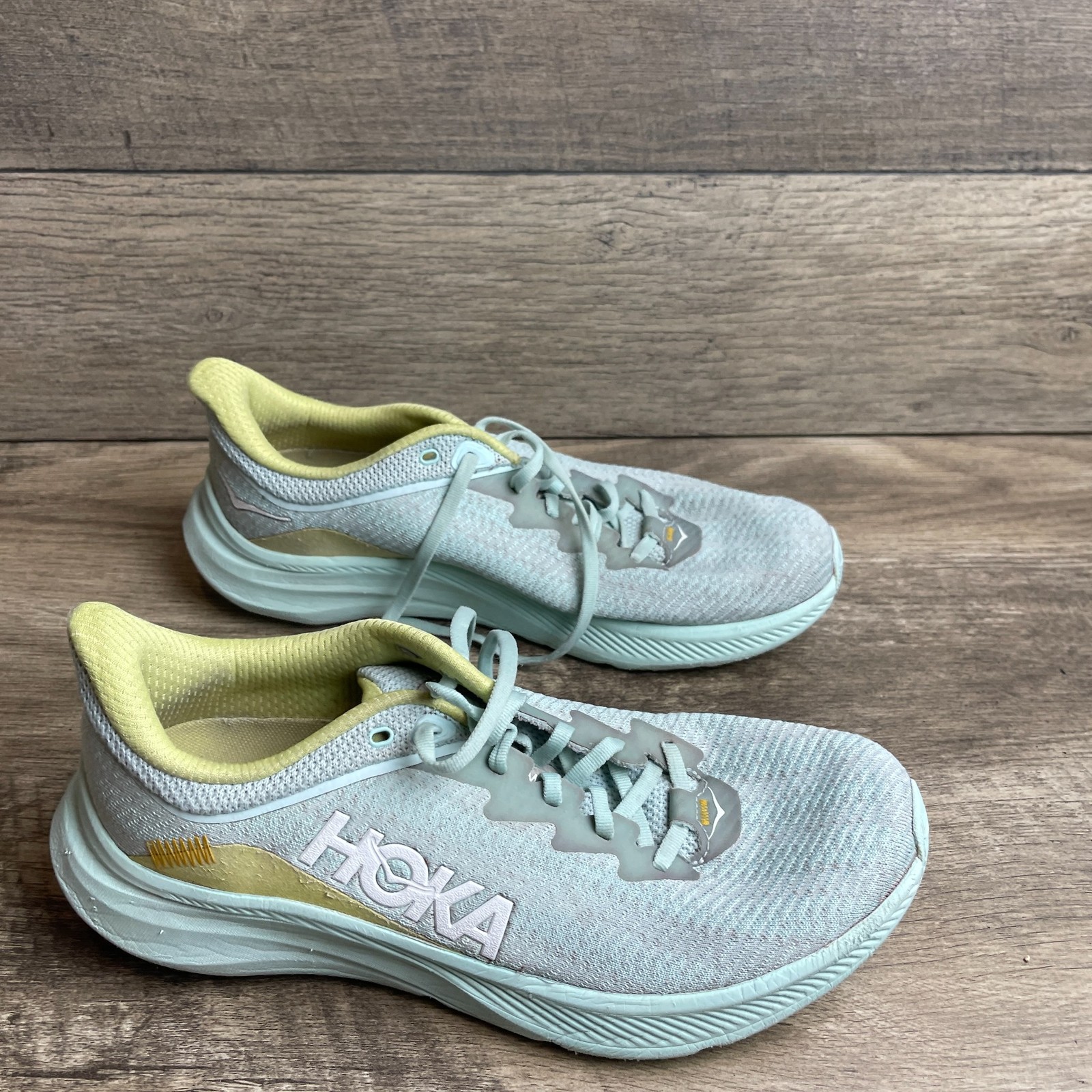 Hoka One One Solimar 1123075-SOCG Women 10B Running Shoes Green Athletic Sneaker