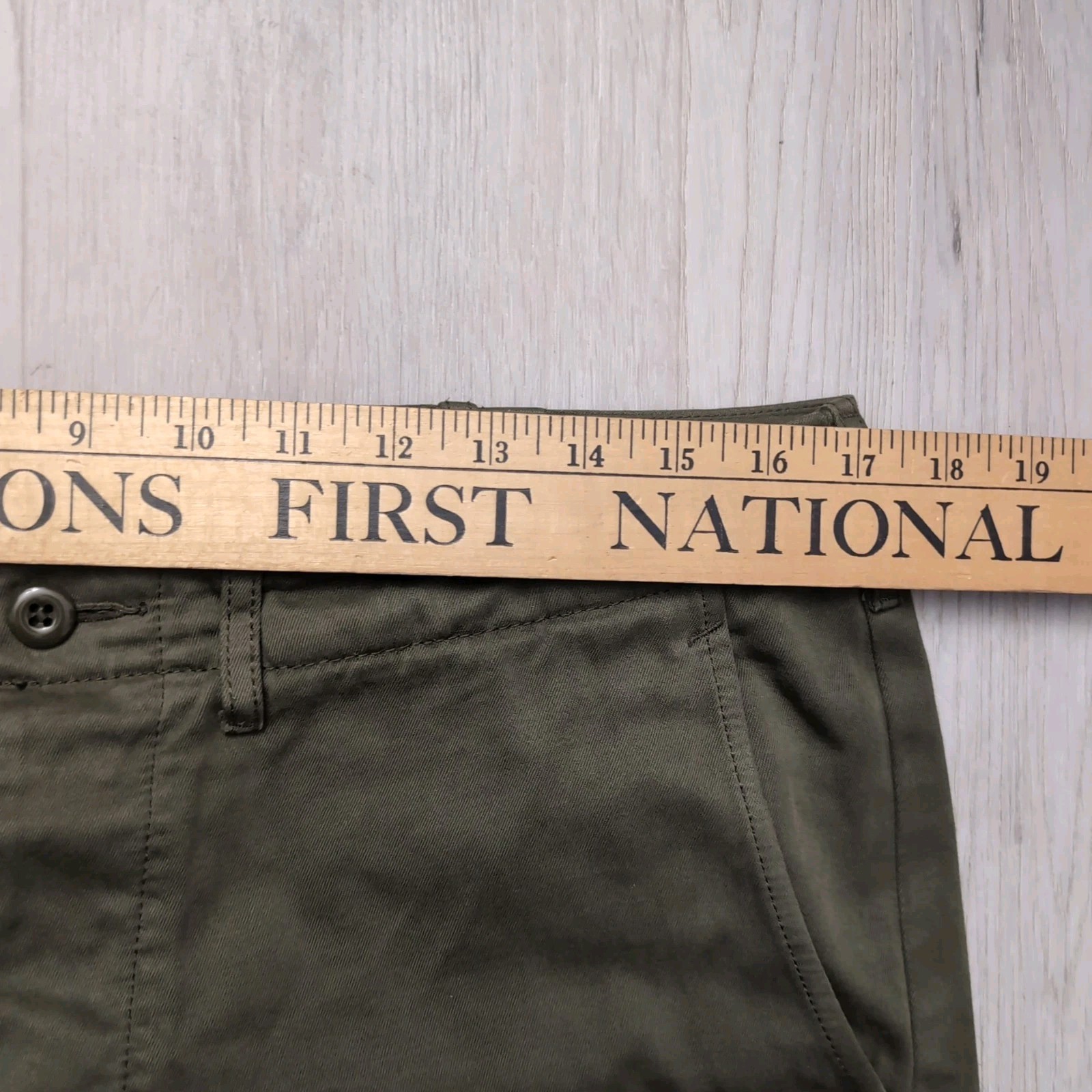 Wallace & Barnes Pants Mens Measurements In Pictures