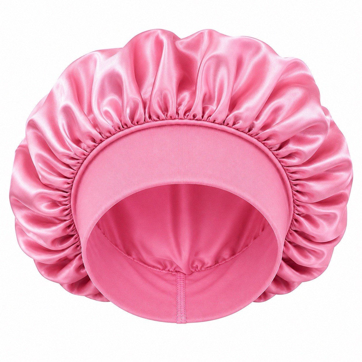 2 SILK SATIN BONNET SLEEP CAP DOUBLE LAYER