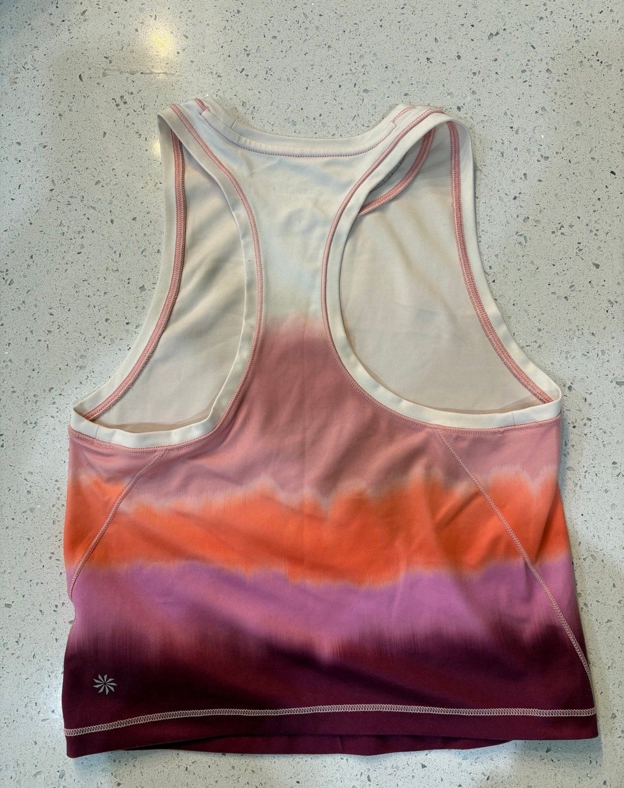 Athleta Sunset Colored Ombre Tank Top XS