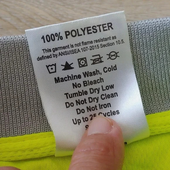 NWOT Ergodyne GloWear 8295 ANSI High Visibility Reflective Polo Shirt Size S