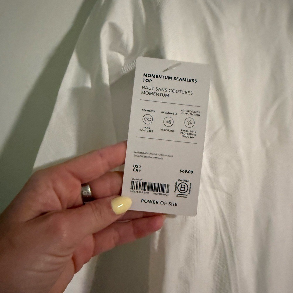 Athleta Momentum Seamless Long Sleeve Top