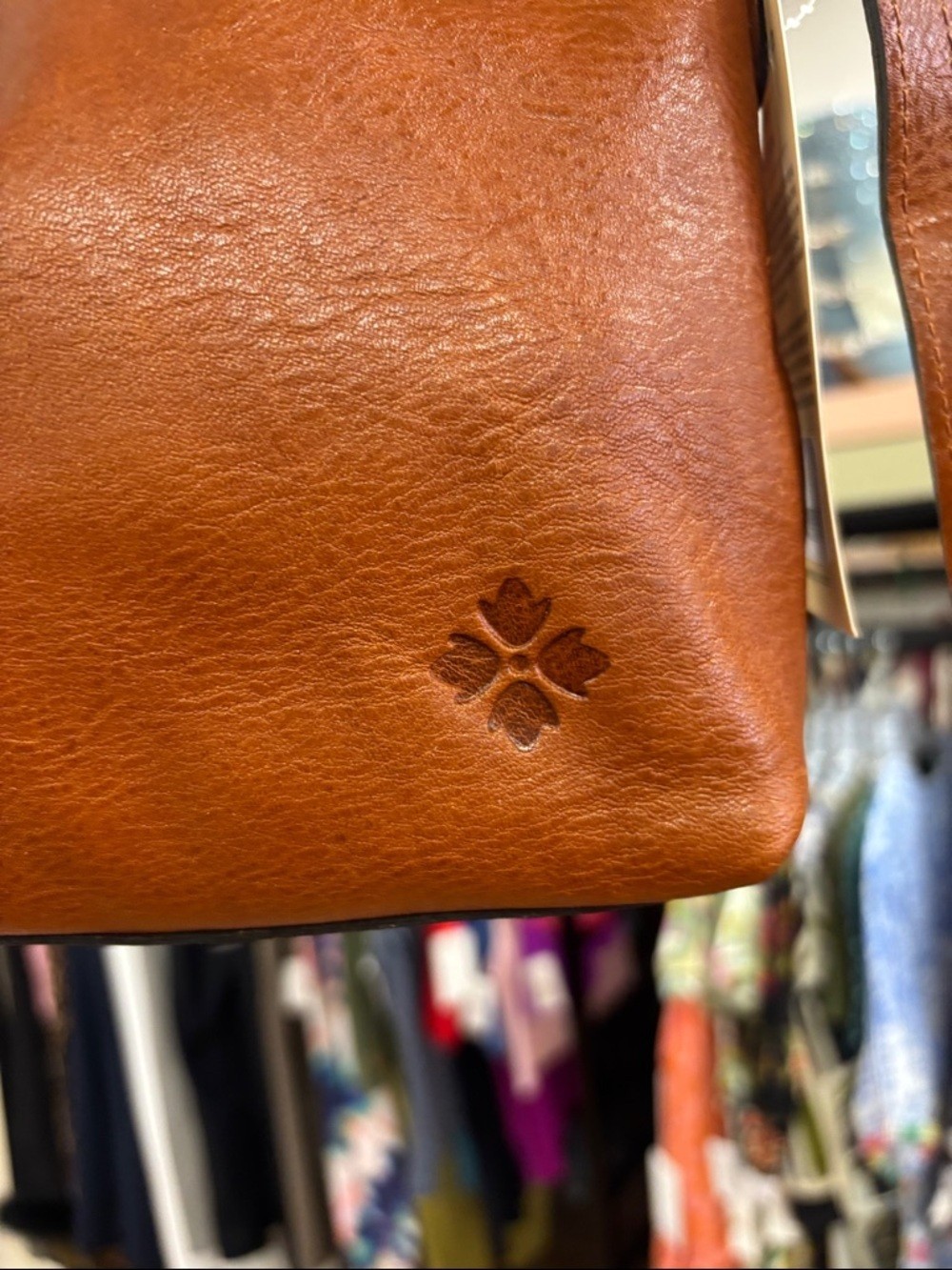 Patricia Nash Kolena Small Leather Slim Shoulder Bag NEW