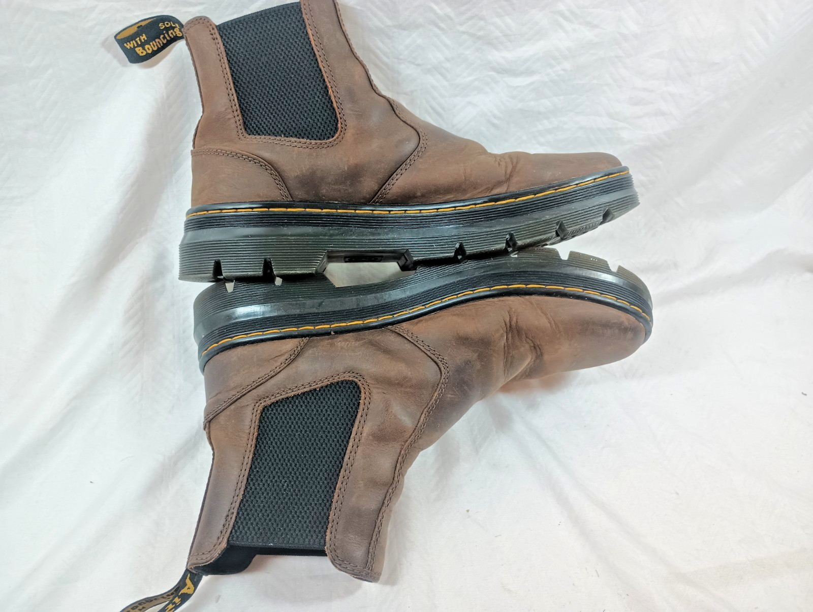 Air Wair boots Doc Martens “Chelsea”, pull on M 9/W 10, Embury brown. DS07