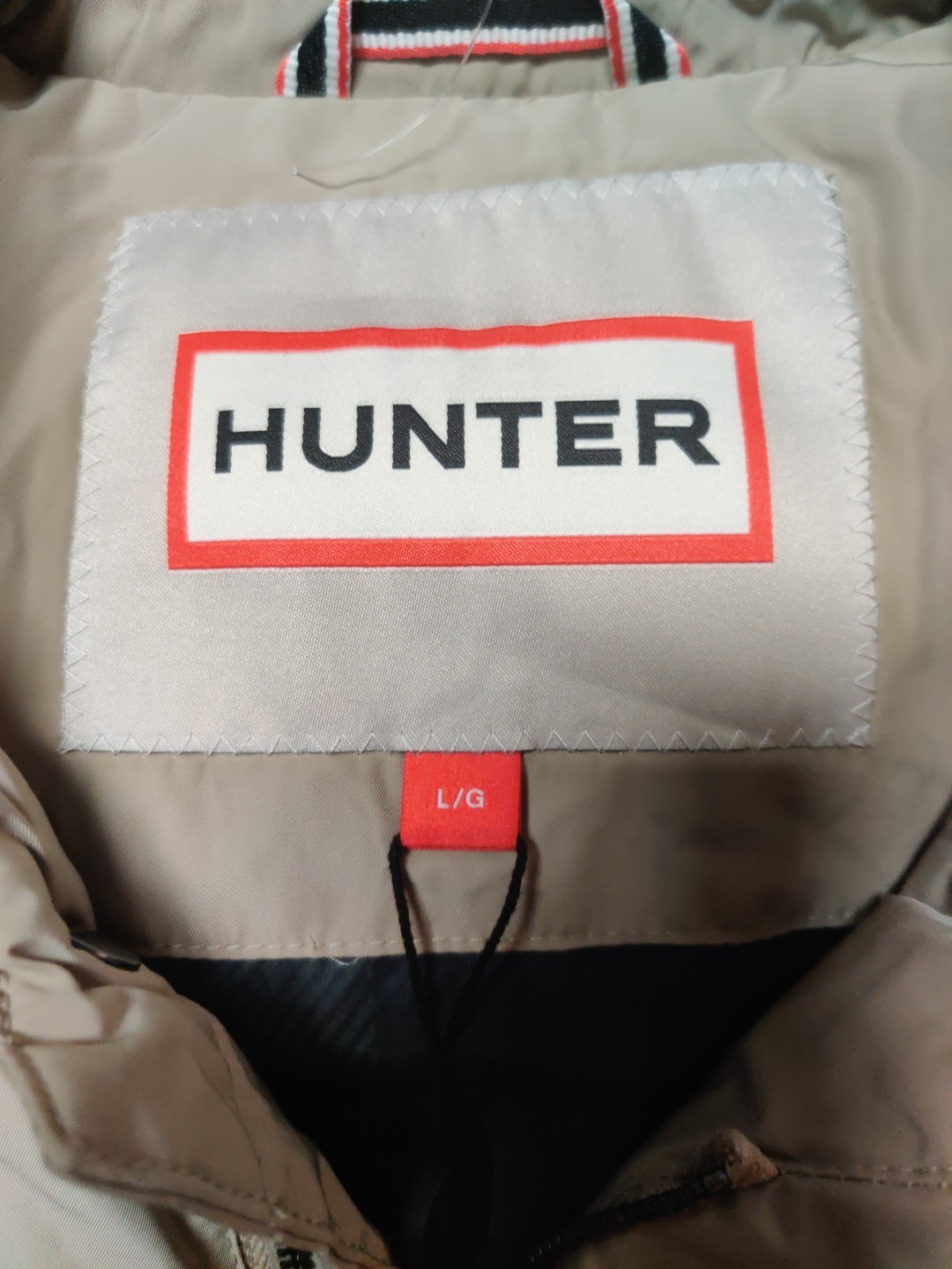 Hunter Ladies’ Rubberized Waterproof Rain Jacket MSRP $200 C23