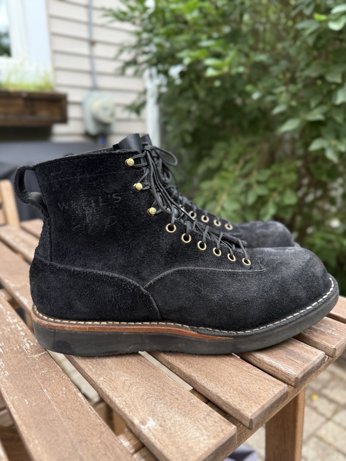 Whites x Snake Oil Provisions Big Shooter Ltd Men’s Boots Black Rough out 9D