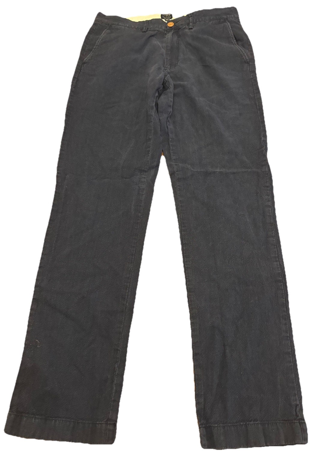 J. Crew The Sutton Pants Mens 31×32 Blue Chino Cotton Preppy Summerweight N1