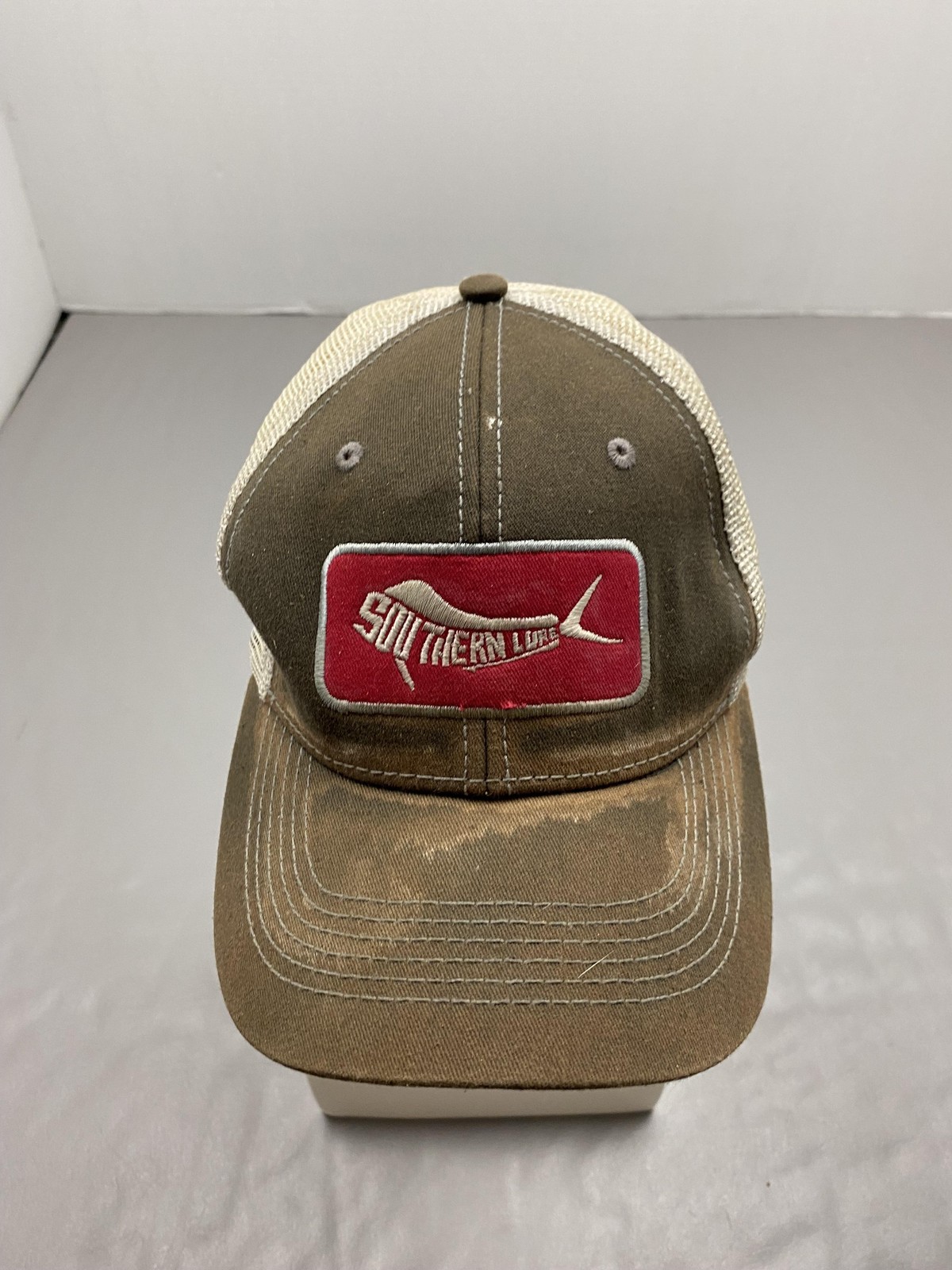 Hat Cap Strap Back One Size Brown Southern Lure Trucker Mesh Adjustable Mens