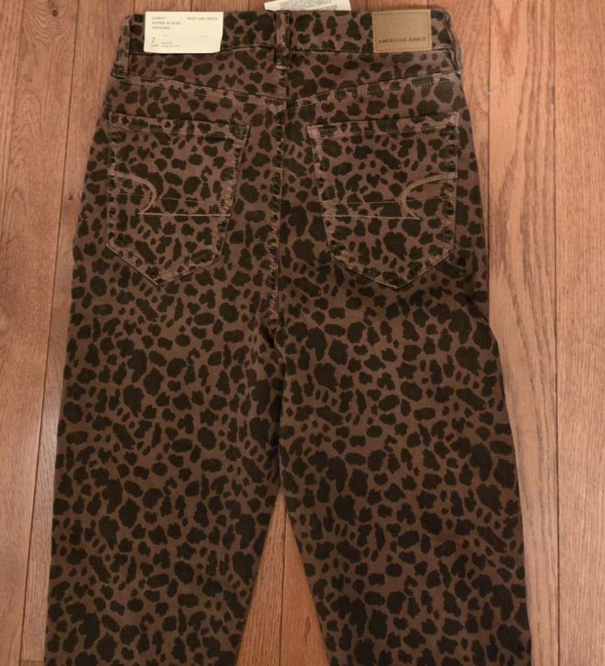 NWT AMERICAN EAGLE CURVY HI RISE JEGGING NEXT LEVEL STRETCH WOMENS JEANS 2R/26W