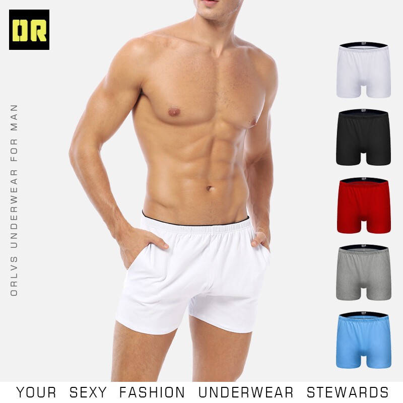 Men’s Cotton Boxer Shorts Underwear Casual Under Trunks Comfortable Home Wear