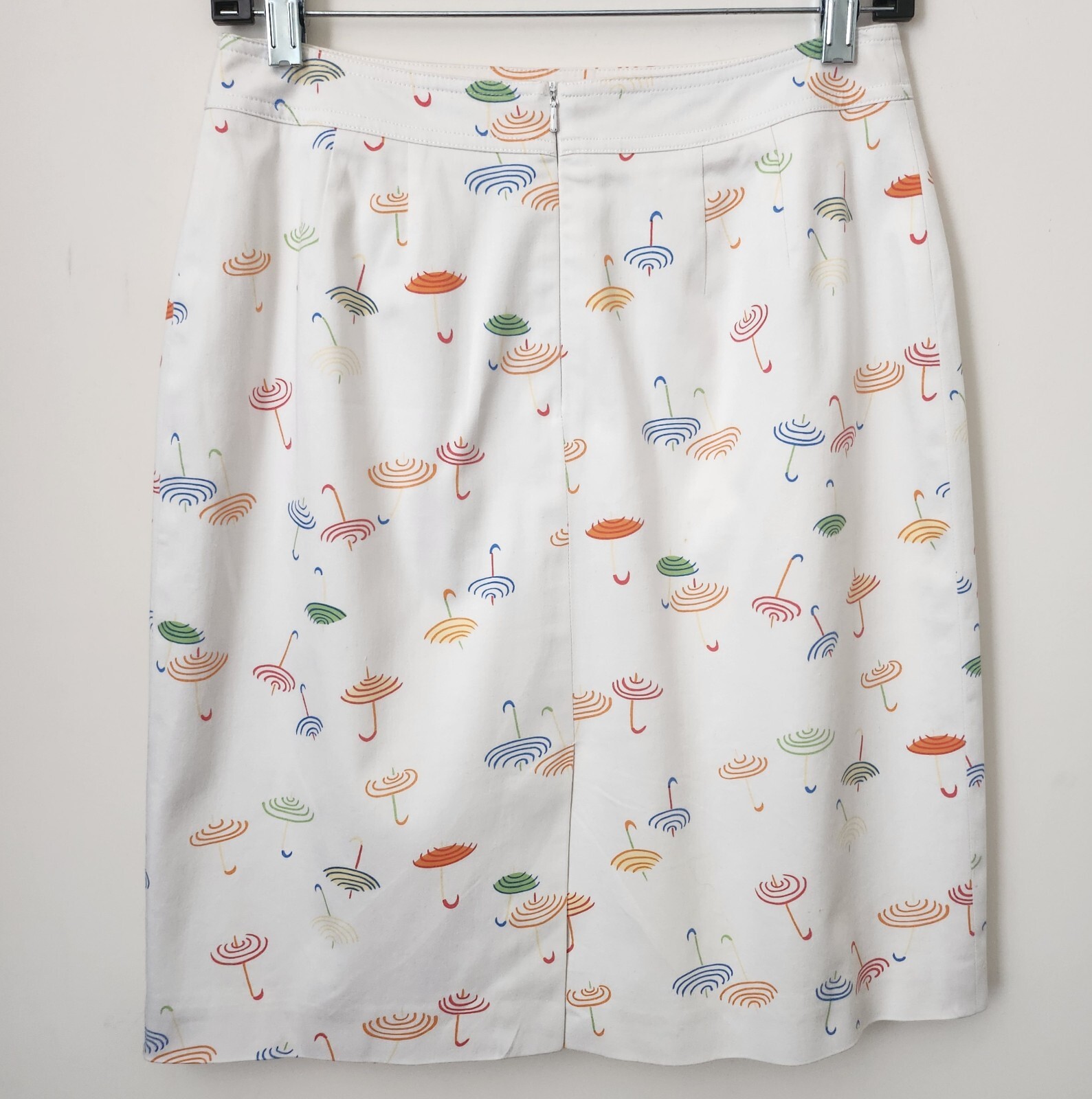 Talbots Stretch Cotton Spandex Umbrella Fully Lined Zipper Closure Skirt 6