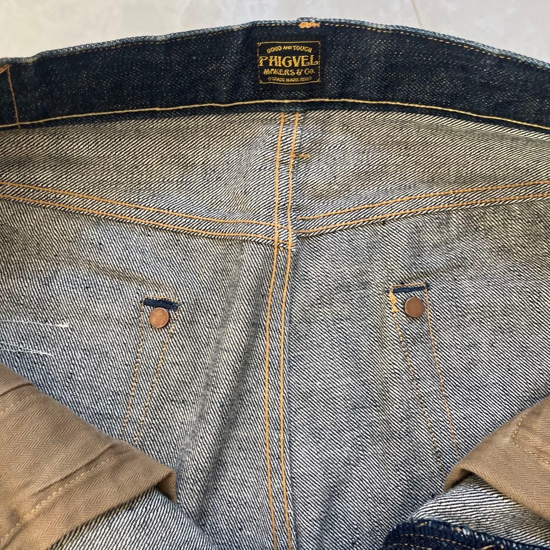 PHIGVEL MAKERS Co. Indigo Denim Jeans Size 34 L Used