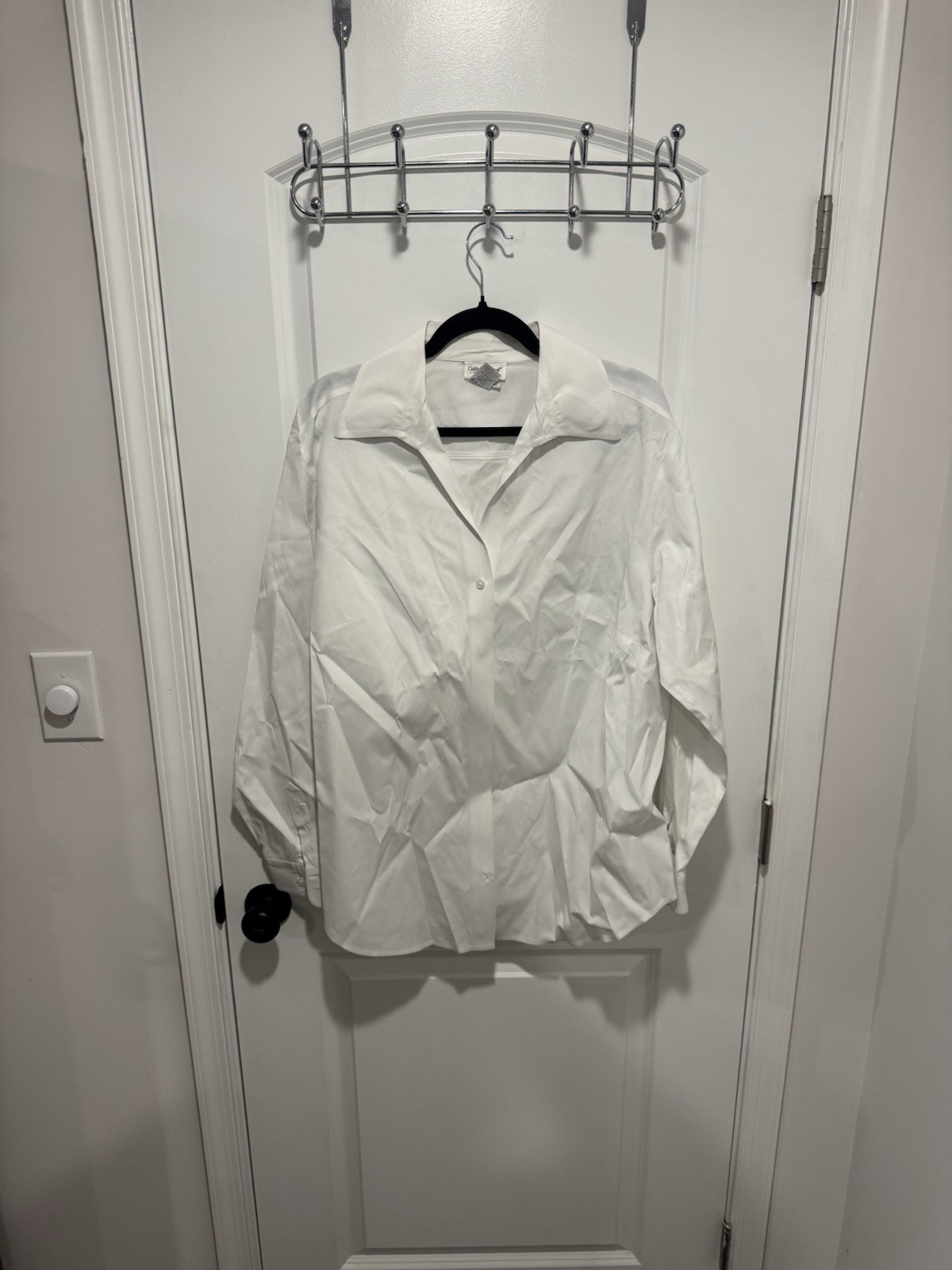Cold water Creek Women’s White Button Up , Size XL