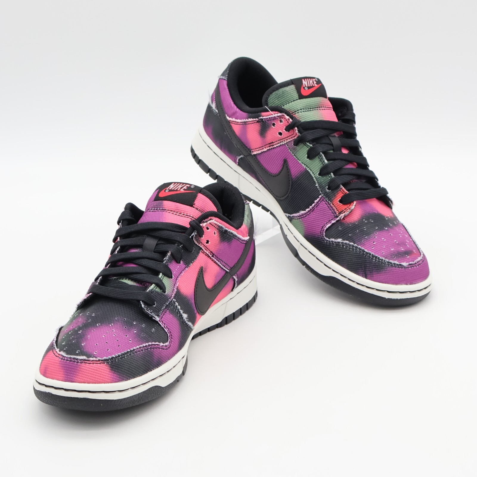 DM0108-002 Nike Dunk Low Graffiti Pink Black Sage Ash Green Tie Dye (Men’s)