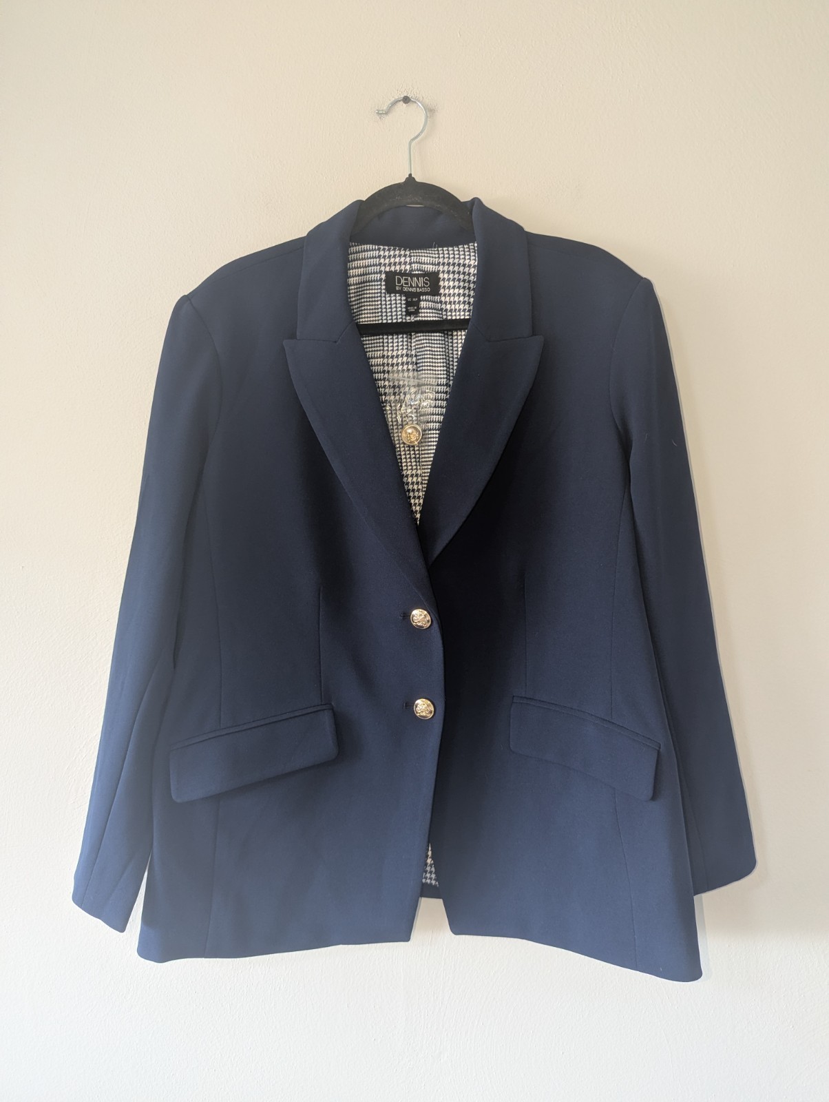 NWOT Dennis by Dennis Basso Petite Navy Blazer Size XLP