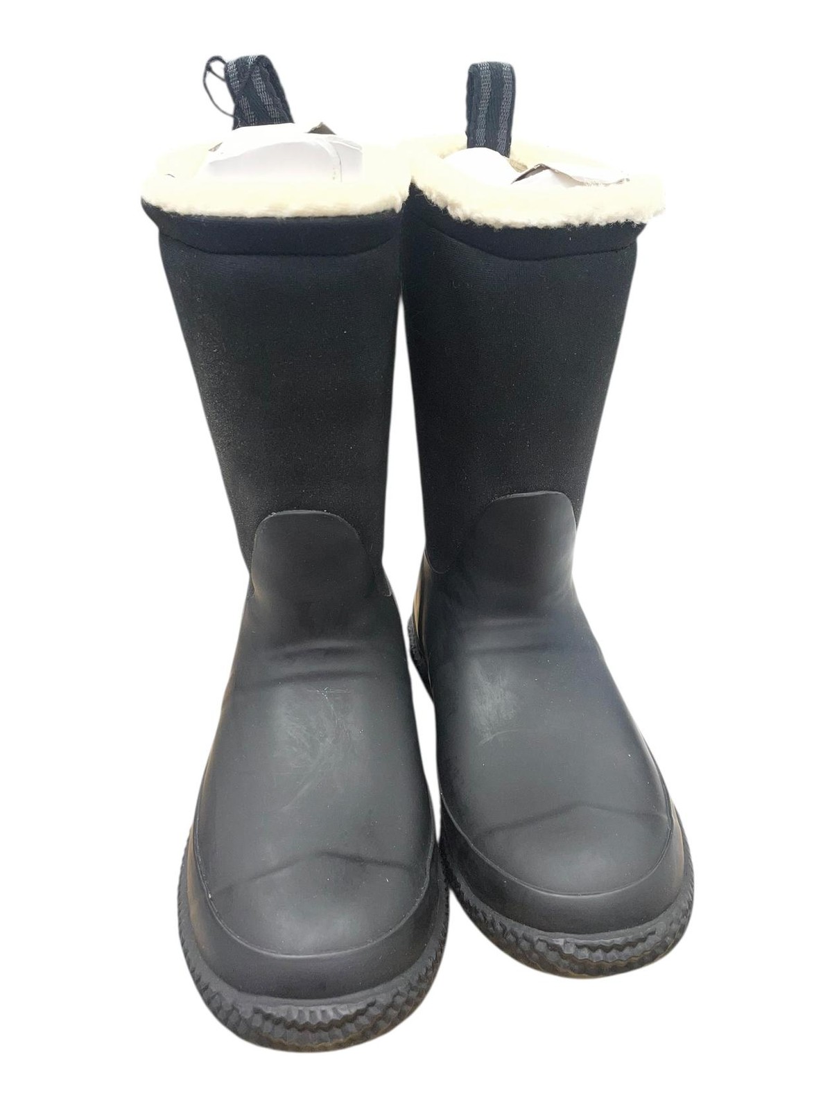 Hunter Women Insulated Webbing Shearling Boots Black Size 6