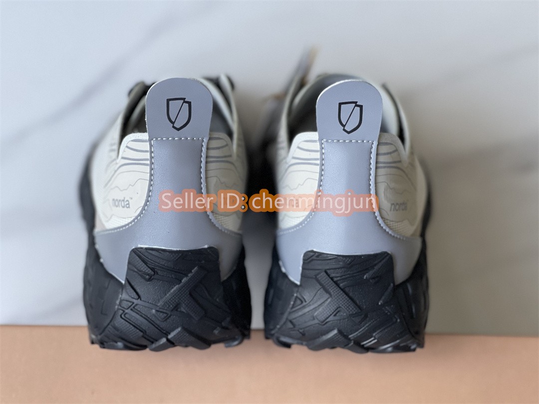 NORDA 001 Dyneema Beige Gray Unisex Sneakers