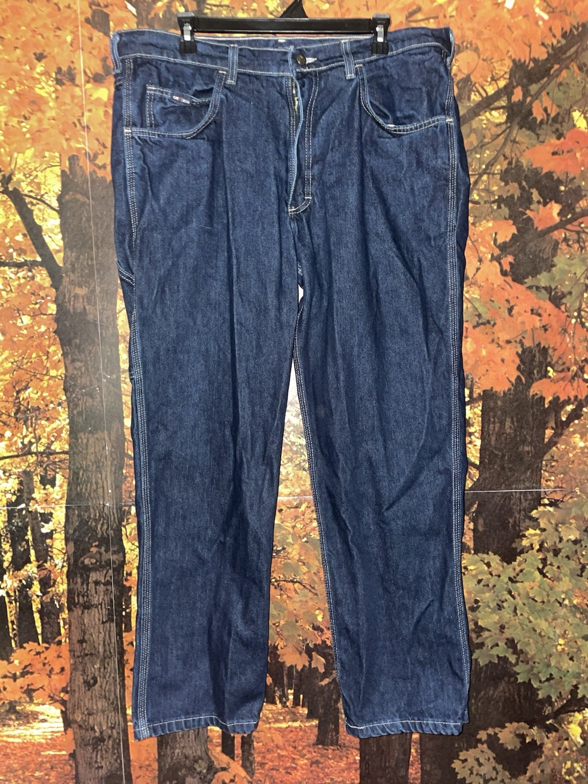 Tyndale FR Denim Blue Jeans Men’s 36×31 F290T Flame Resistant Arc Rated FRMC USA