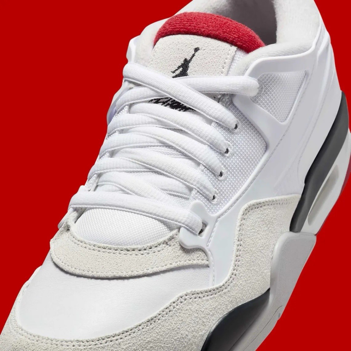 Nike Air Jordan 4 RM White Varsity Fire Red Black FQ7939-102 Men’s Sizes