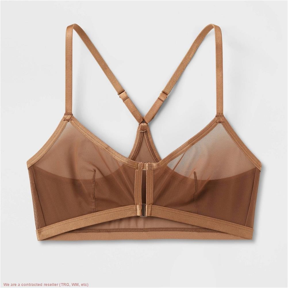 Women’s Mesh Triangle Bralette – Auden Brown XXL *SEE DEAL!!!*