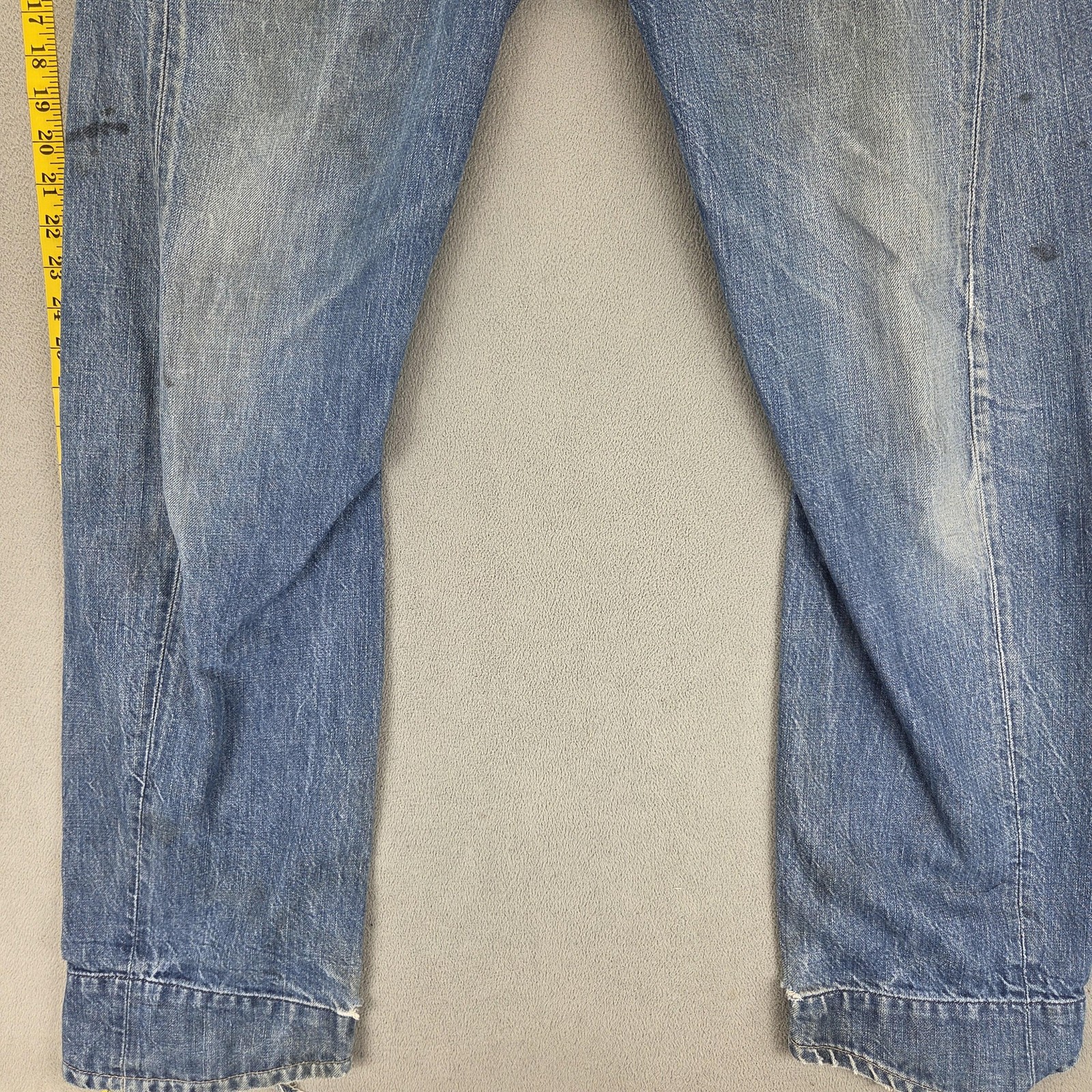 Vintage Levis Engineered Jeans Mens Blue Twisted Button Fly Fits 32×33