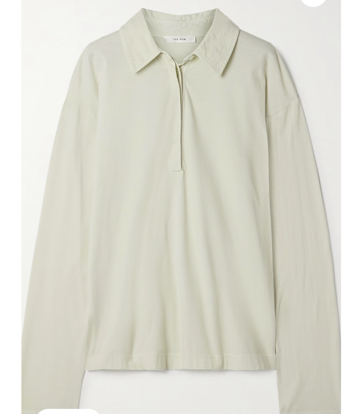 Roddie brushed cotton-jersey polo shirt