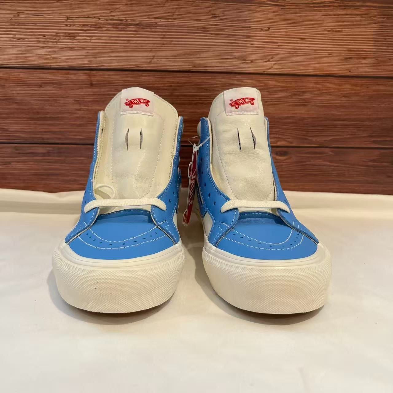 Vans-SK8-HI Reissue VLT LX ‘Bonnie Blue Marshmallow’ Shoes VN0A4BVHXG0