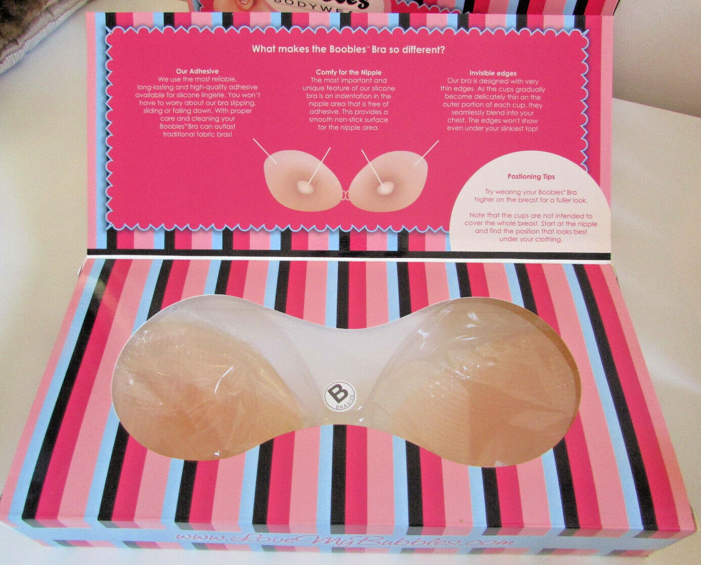 Boobles Bra – Stick On Silicone Push Up Bra Re-Usable from Bubbles Bodywear
