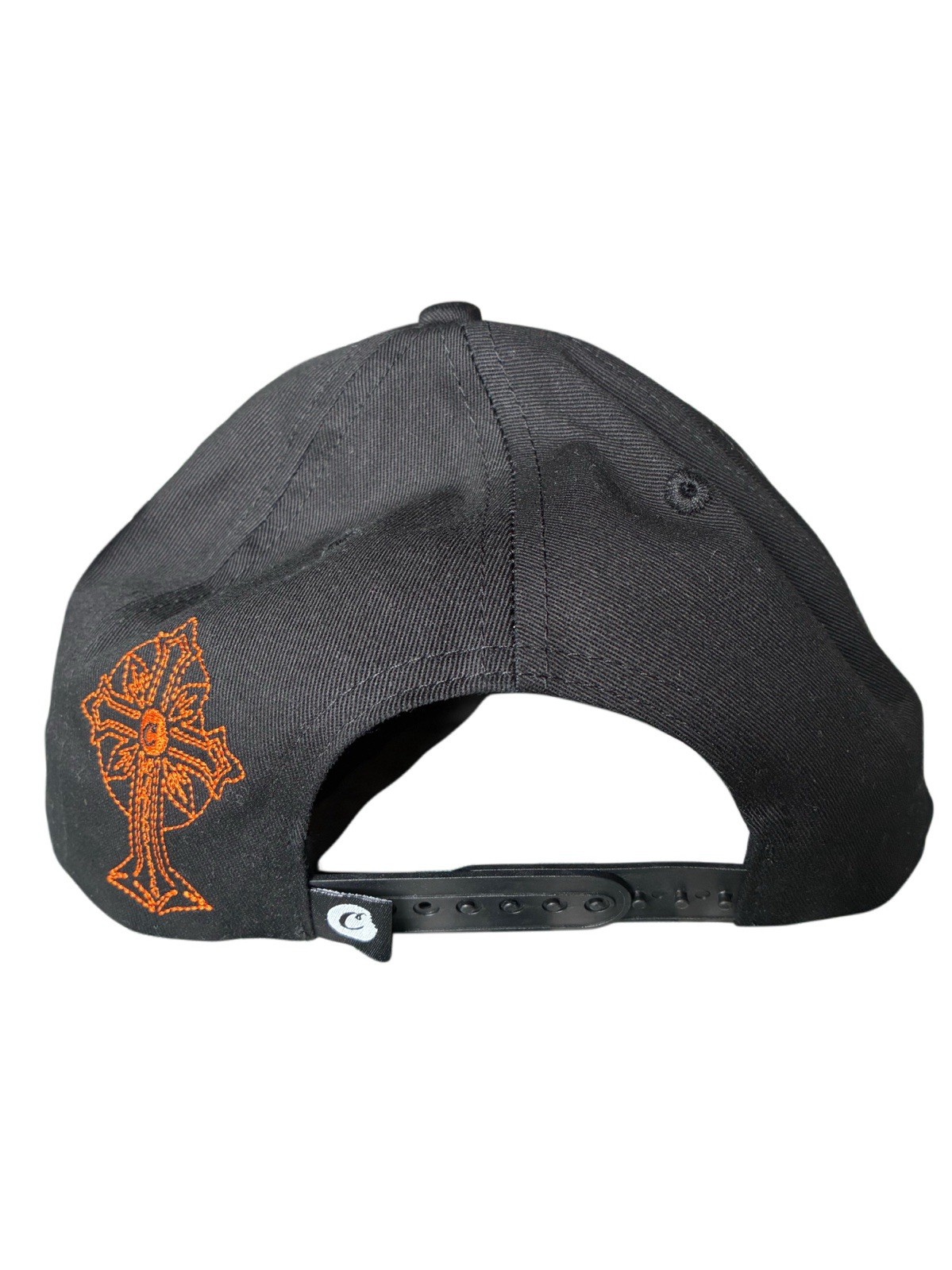 Cookies World On Fire Snapback Hat Black Flame Logo Adjustable Cap Zumiez NWT