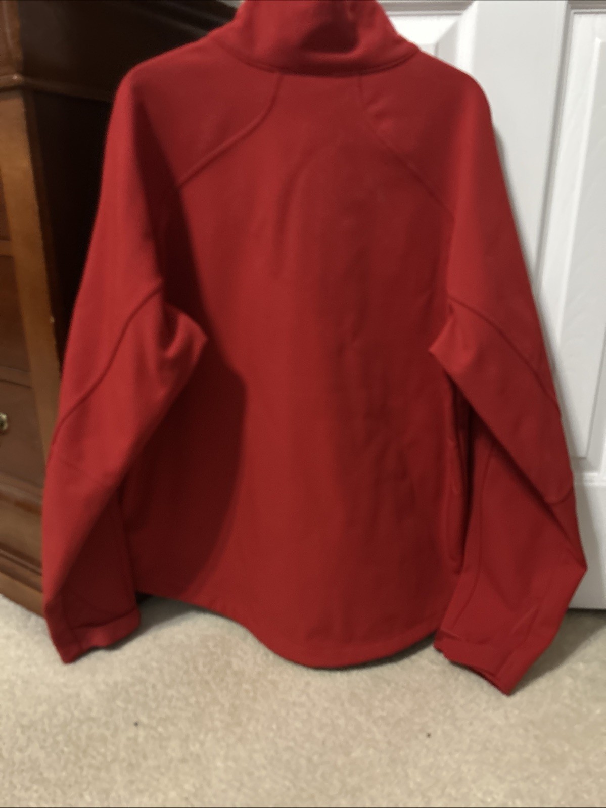 Marmot Soft Shell Full Zip Jacket Men’s XL EXTRA LARGE fleece Lining Red