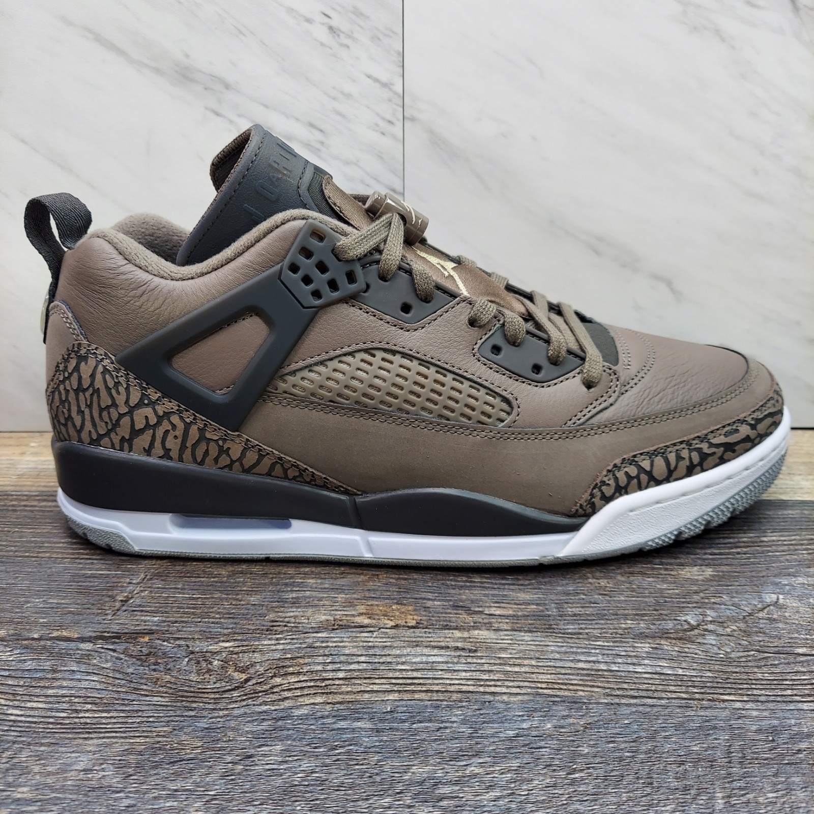 Nike Men’s Size 12 Jordan Spizike Low Cave Stone Brown Anthracite FQ1759 201