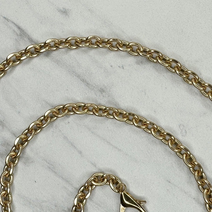Gold Tone Chain Link Purse Strap Replacement Handbag Shoulder Crossbody 40″