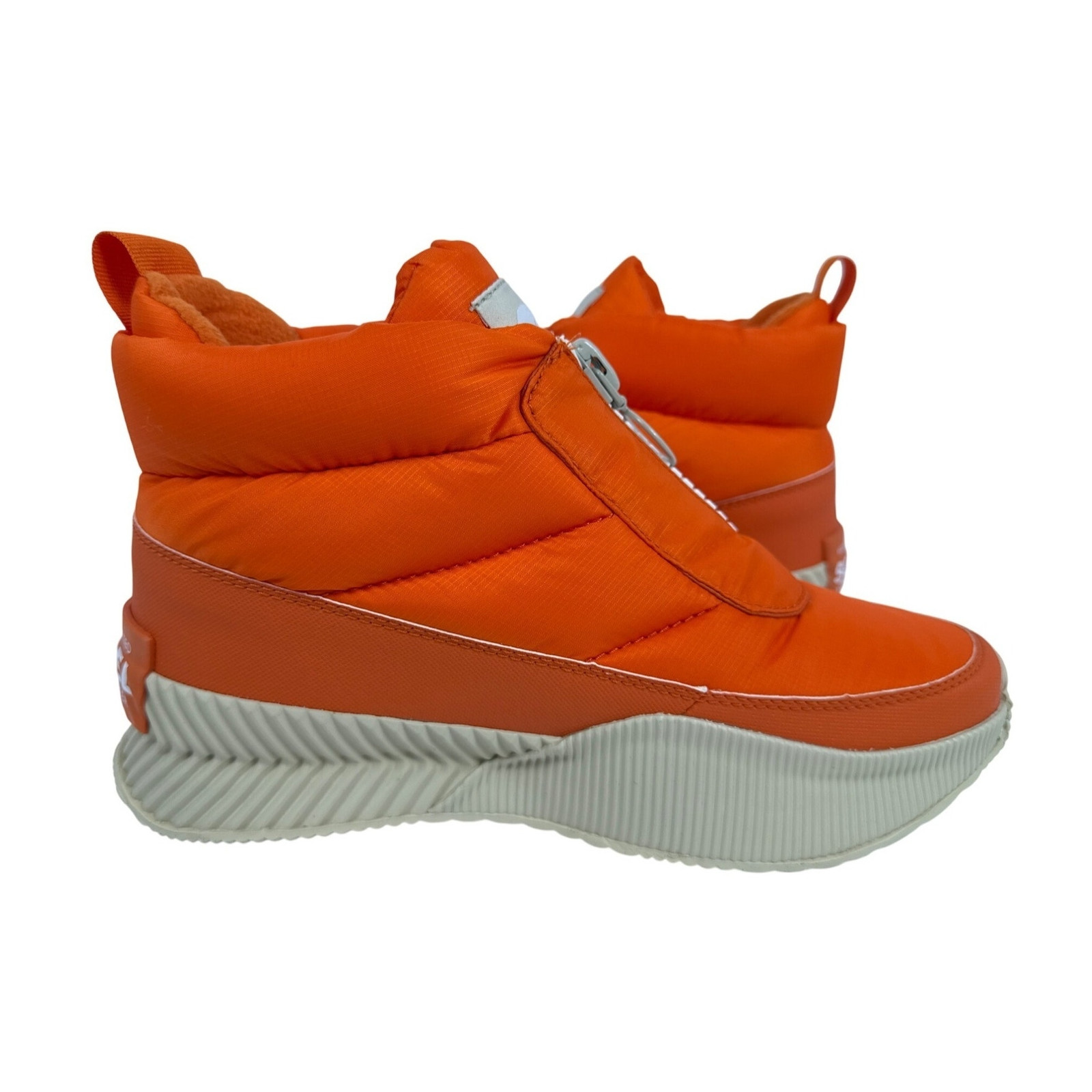 Sorel x prAna Out N About Winter Boot Womens 8 Orange Puffy Waterproof Insulated