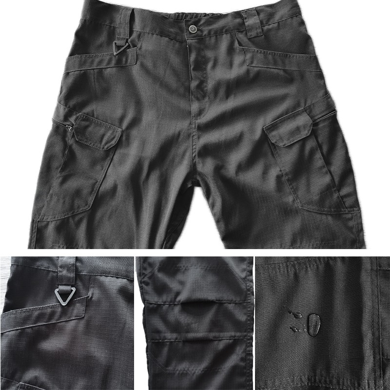 Mens Cargo Pants Work Combat Pants Outdoor Hiking Waterproof Trousers Tactical