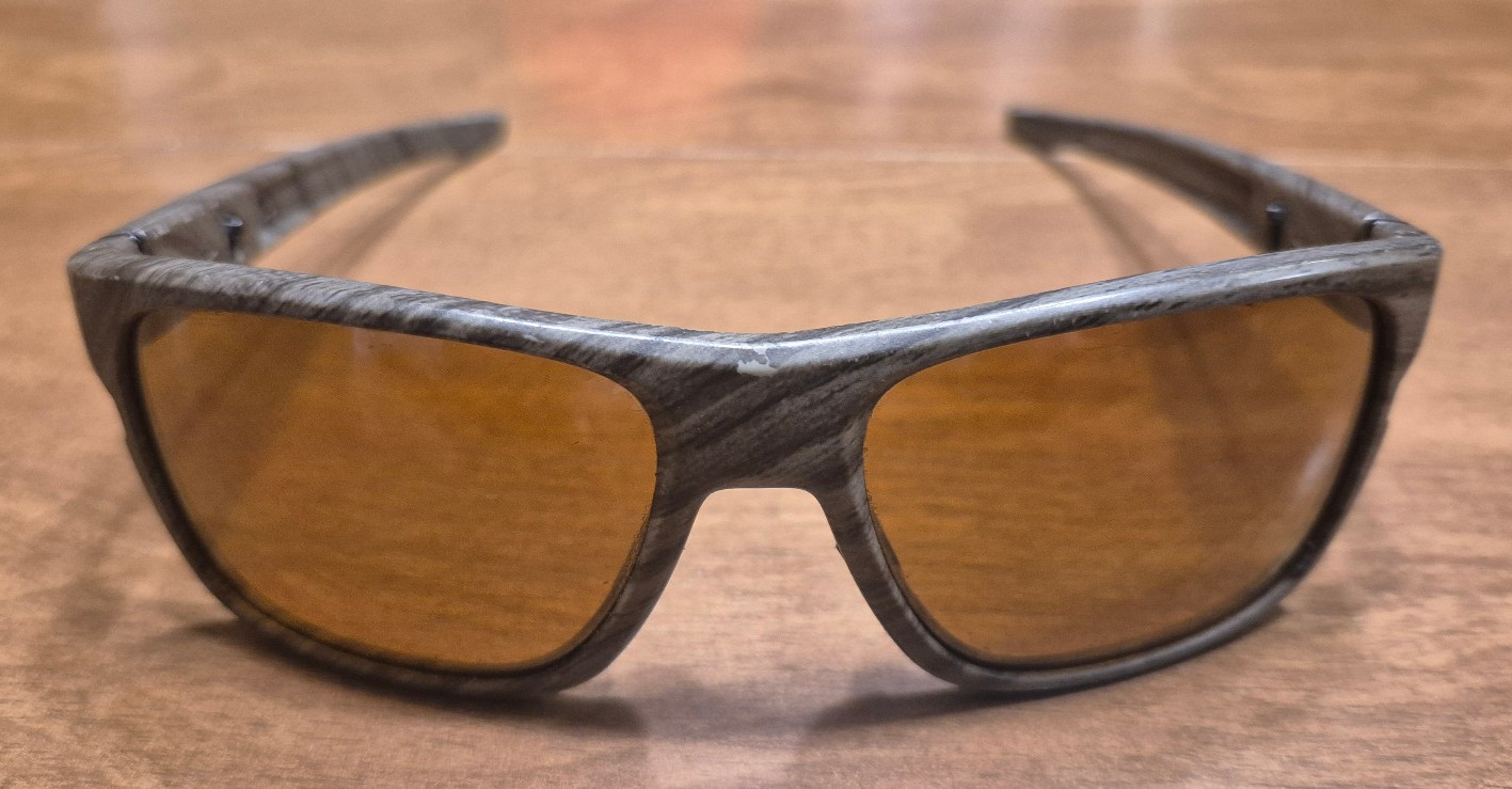 Oakley Crossrange OO9361-0757 Prizm Tungsten Polarized Woodgrain 57-17 Sunglass