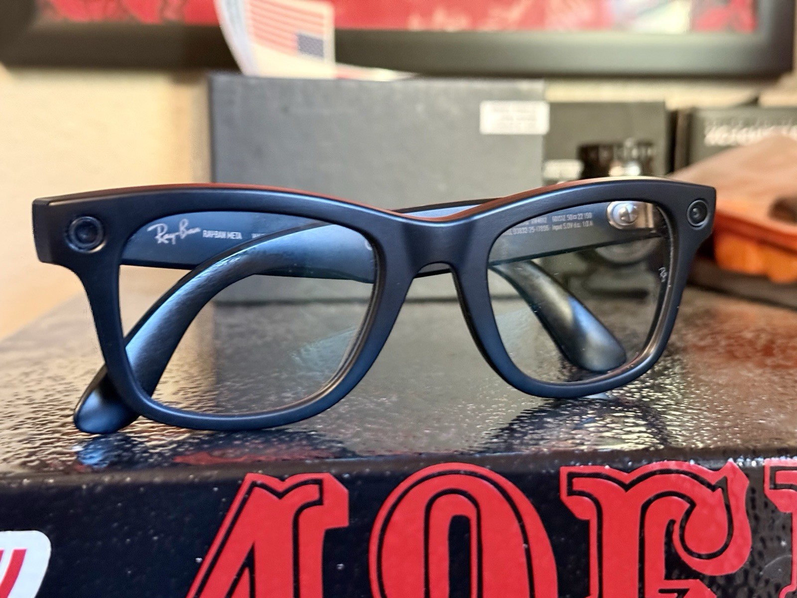 BNIB* MODIFIED “Stealth Mode” Ray-Ban Meta Wayfarer Gen 2 Graphite Lens.