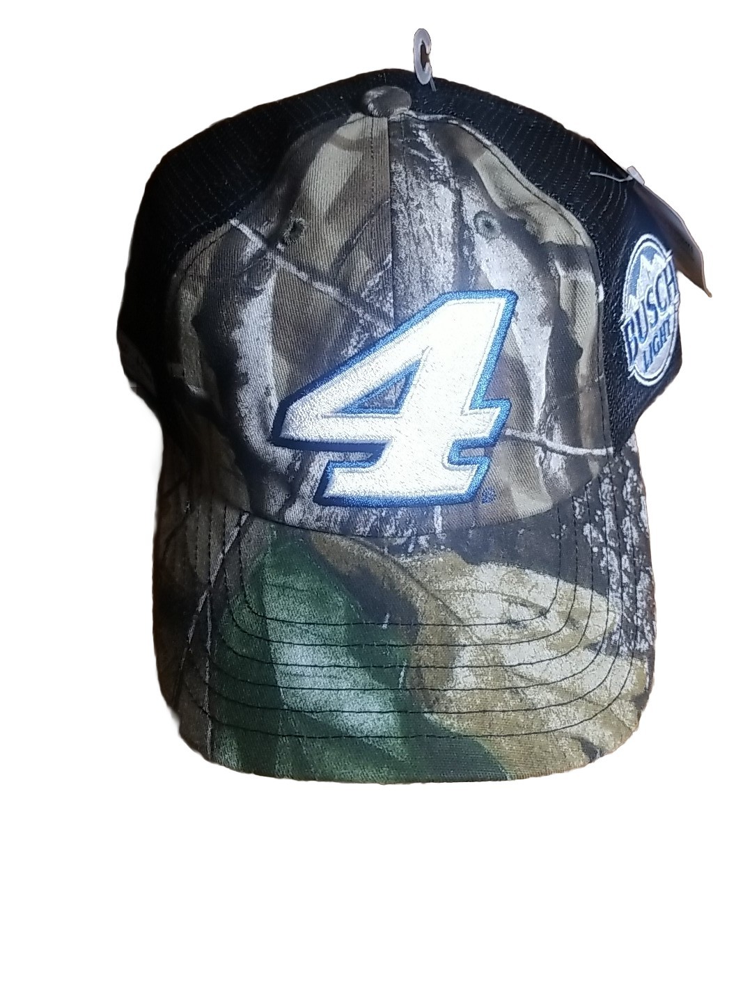 Kevin Harvick NASCAR Hat Stewart Haas Racing Men’s Adjustable Camo Busch Light