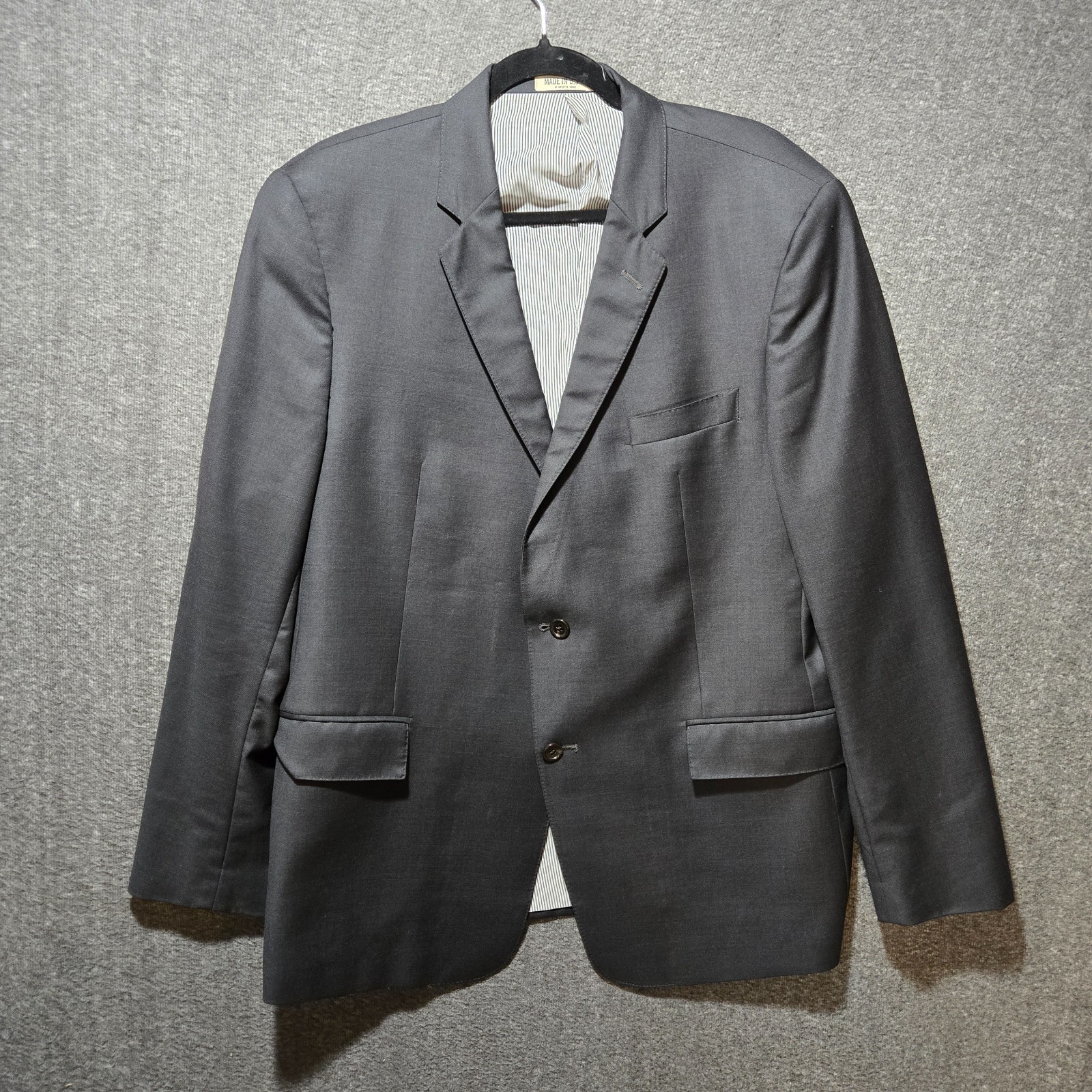 Todd Snyder Mayfair Fit Blazer Men’s 46R Gray 100% Wool Made USA Sport Coat