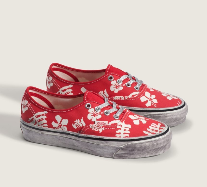 Vans Premium Authentic 44 LX Archive Multi Red Floral VN000DB8CYK1